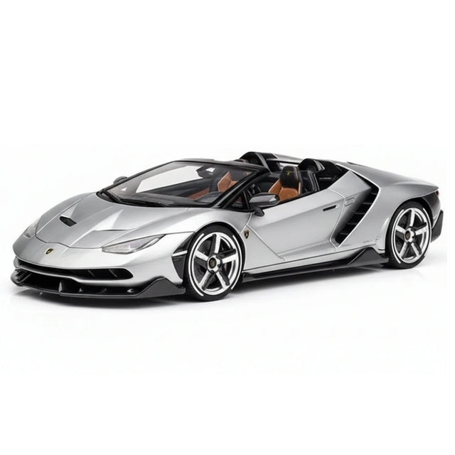 [Make Up] 1:43 Lamborghini 2016 Centenario LP770-4 Silver Model Car Resin