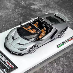 [Make Up] 1:43 Lamborghini 2016 Centenario LP770-4 Silver Model Car Resin