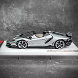 [Make Up] 1:43 Lamborghini 2016 Centenario LP770-4 Silver Model Car Resin