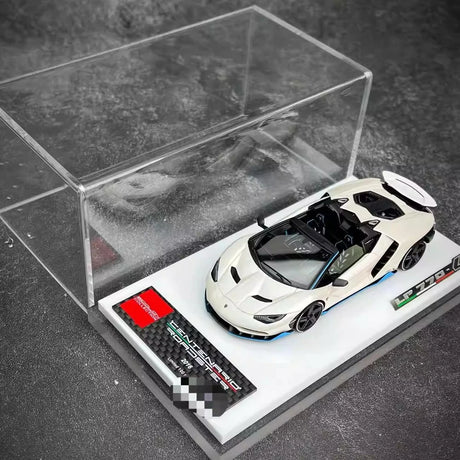 [Make Up] 1:43 Lamborghini 2016 Centenario LP770-4 White Model Car Resin
