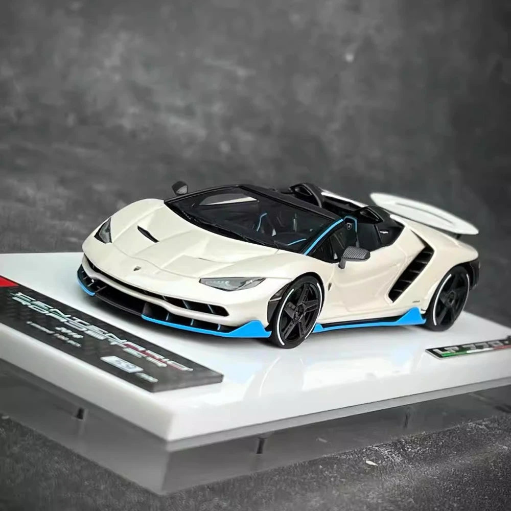 [Make Up] 1:43 Lamborghini 2016 Centenario LP770-4 White Model Car Resin