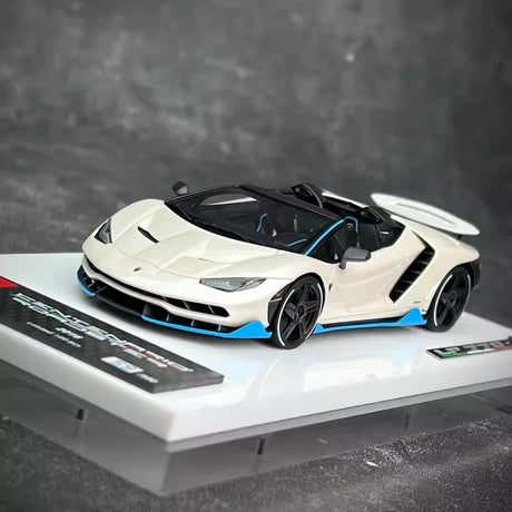 [Make Up] 1:43 Lamborghini 2016 Centenario LP770-4 White Model Car Resin