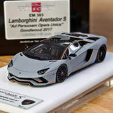 [Make Up] 1:43 Lamborghini 2017 Aventador S Ad Personam Opera Unica grijs modelauto Hars