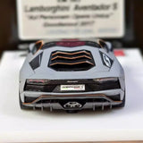 [Make Up] 1:43 Lamborghini 2017 Aventador S Ad Personam Opera Unica grijs modelauto Hars