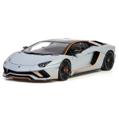 [Make Up] 1:43 Lamborghini 2017 Aventador S Ad Personam Opera Unica Gray Model Car Resin