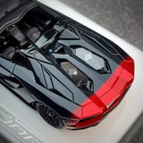 [Make Up] 1:43 Lamborghini 2018 Aventador S Roadster Red-Black Model Car Resin