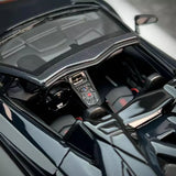 [Make Up] 1:43 Lamborghini 2018 Aventador S Roadster Red-Black Model Car Resin