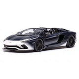 [Make Up] 1:43 Lamborghini 2018 Aventador S Roadster vit-svart modellbil harts