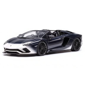 [Make Up] 1:43 Lamborghini 2018 Aventador S Roadster vit-svart modellbil harts