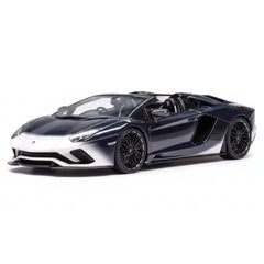 [Make Up] 1:43 Lamborghini 2018 Aventador S Roadster White-Black voiture miniature Resin