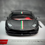 [Make Up] 1:43 Lamborghini 2018 Aventador SVJ noir voiture miniature Resin