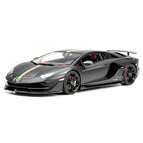 [Make Up] 1:43 Lamborghini 2018 Aventador SVJ noir voiture miniature Resin