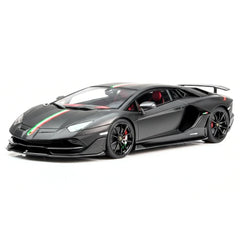 [Make Up] 1:43 Lamborghini 2018 Aventador SVJ nero modellino di auto resina