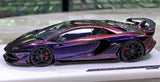 [Make Up] 1:43 Lamborghini 2018 Aventador SVJ Gradient voiture miniature Resin