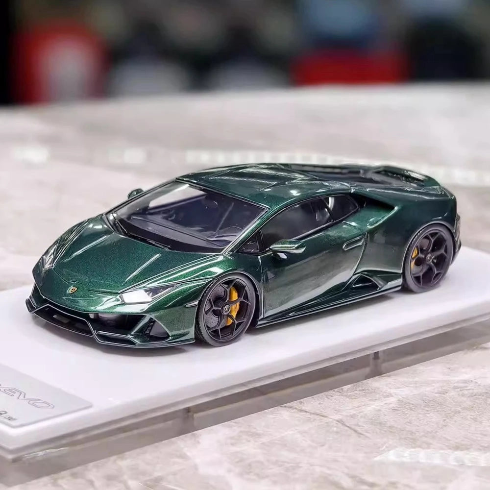 [Make Up] 1:43 Lamborghini 2019 Huracan EVO grön modellbil harts