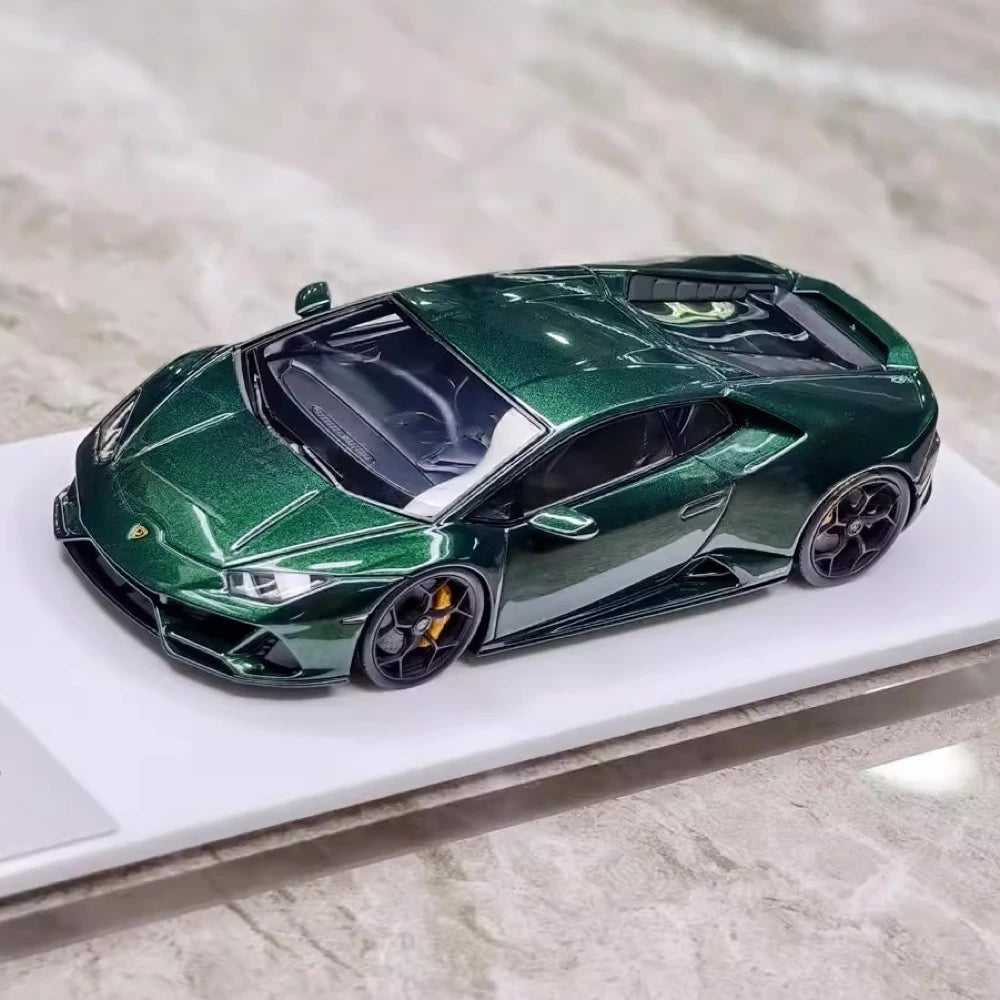 [Make Up] 1:43 Lamborghini 2019 Huracan EVO Green Model Car Resin