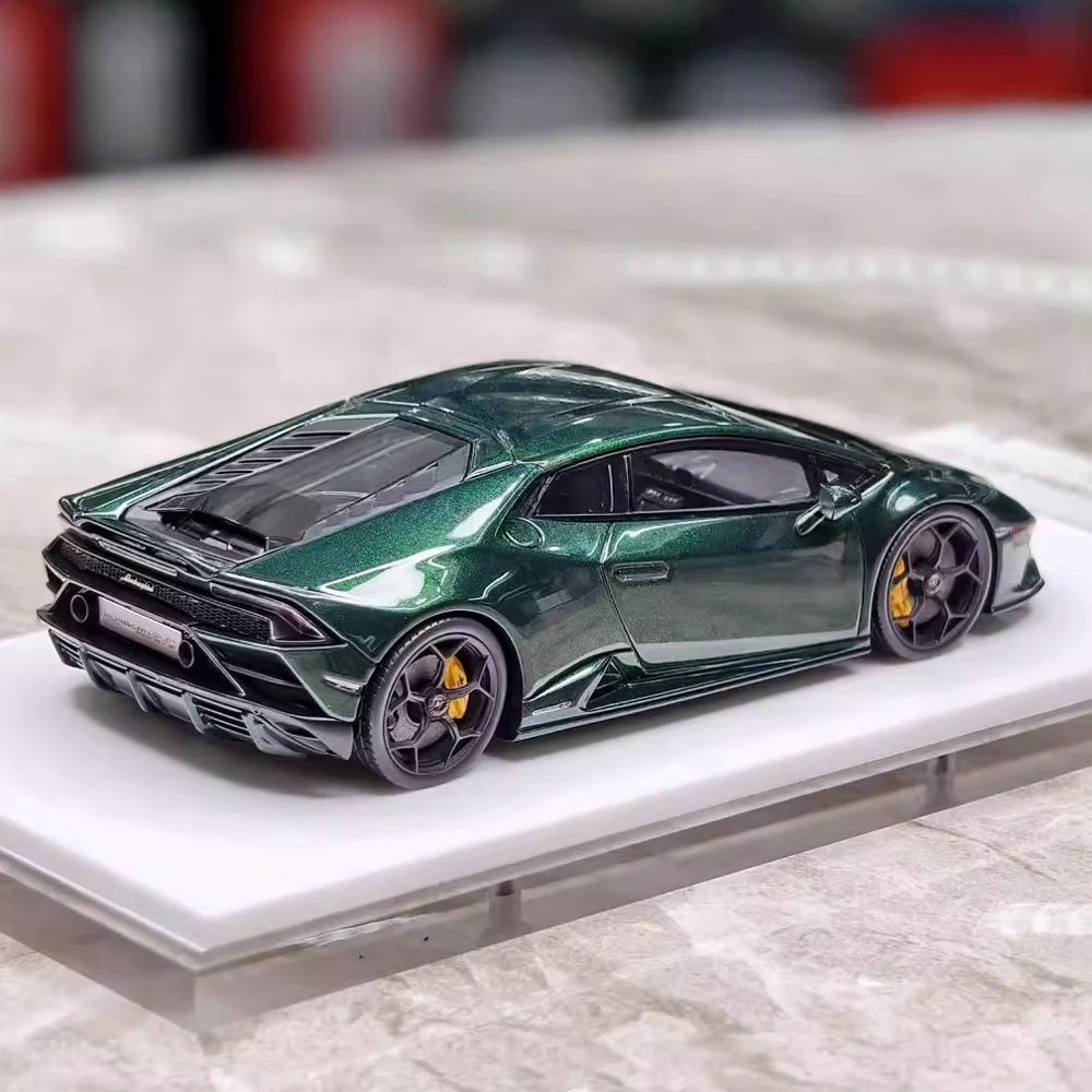 [Make Up] 1:43 Lamborghini 2019 Huracan EVO Green Model Car Resin