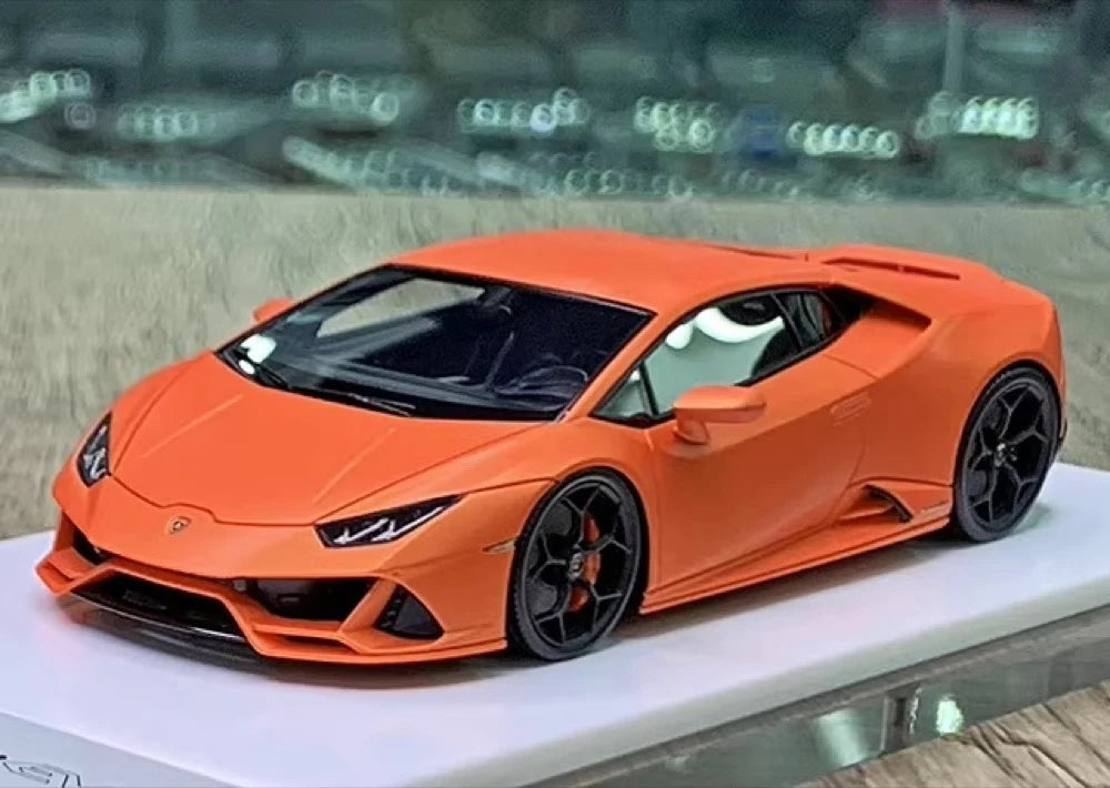 [Make Up] 1:43 Lamborghini 2019 Huracan EVO Orange Model Car Resin