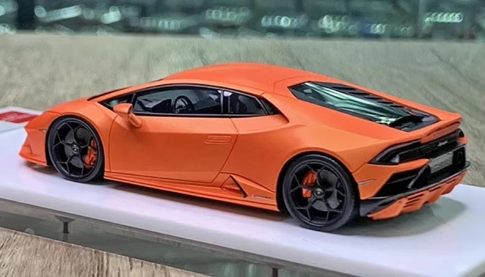 [Make Up] 1:43 Lamborghini 2019 Huracan EVO Orange Model Car Resin