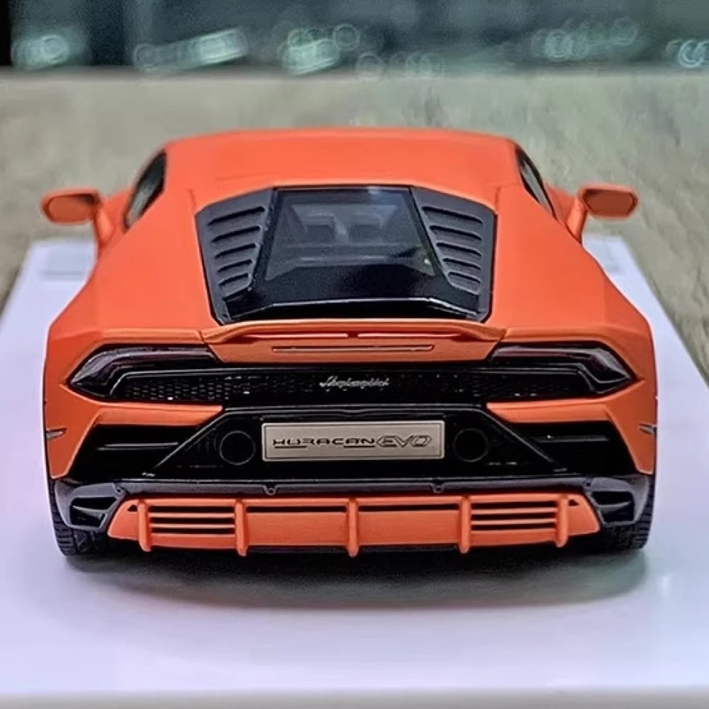 [Make Up] 1:43 Lamborghini 2019 Huracan EVO Orange Model Car Resin