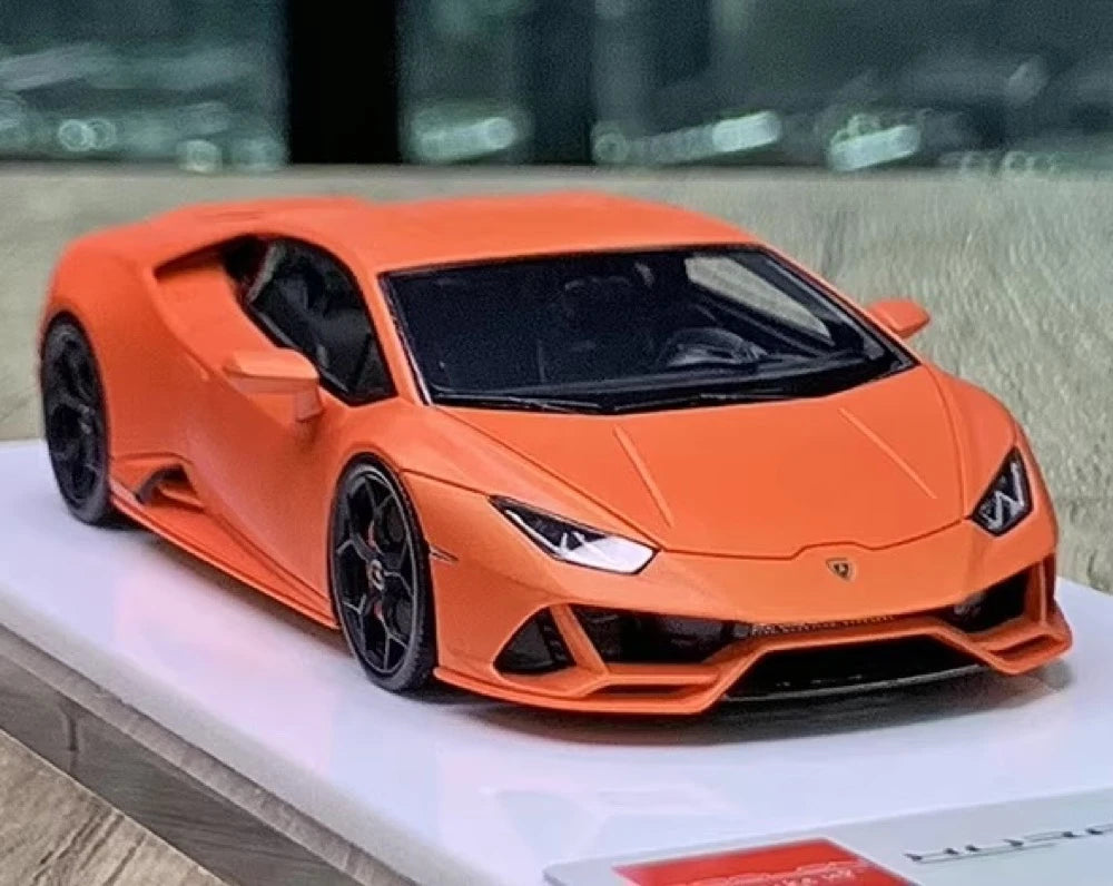 [Make Up] 1:43 Lamborghini 2019 Huracan EVO オレンジ モデルカー レジン