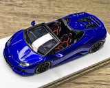 [Make Up] 1:43 Lamborghini 2019 Huracan EVO Spyder Blue Model Car Resin