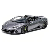 [Make Up] 1:43 Lamborghini 2019 Huracan EVO Spyder grå modellbil harts