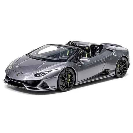 [Make Up] 1:43 Lamborghini 2019 Huracan EVO Spyder Gray Model Car Resin