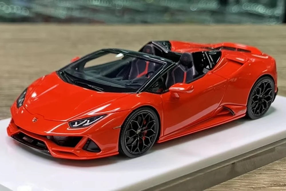[Make Up] 1:43 Lamborghini 2019 Huracan EVO Spyder oranje modelauto Hars