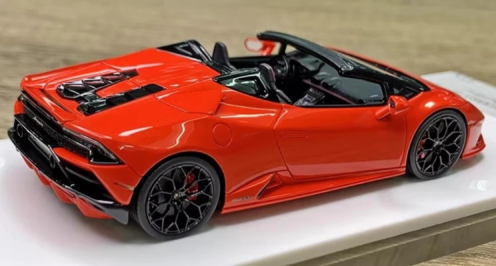 [Make Up] 1:43 Lamborghini 2019 Huracan EVO Spyder oranje modelauto Hars