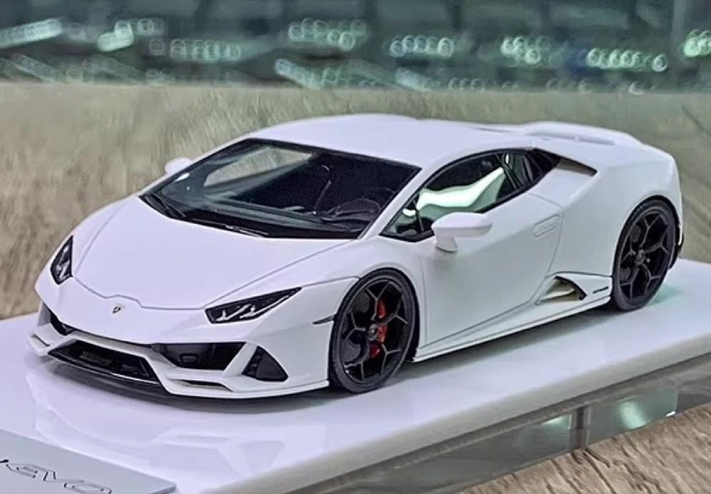 [Make Up] 1:43 Lamborghini 2019 Huracan EVO bianco modellino di auto resina