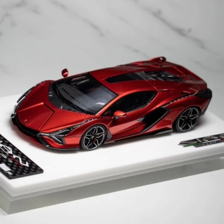 [Make Up] 1:43 Lamborghini 2019 Sian FKP 37 Red Model Car Resin