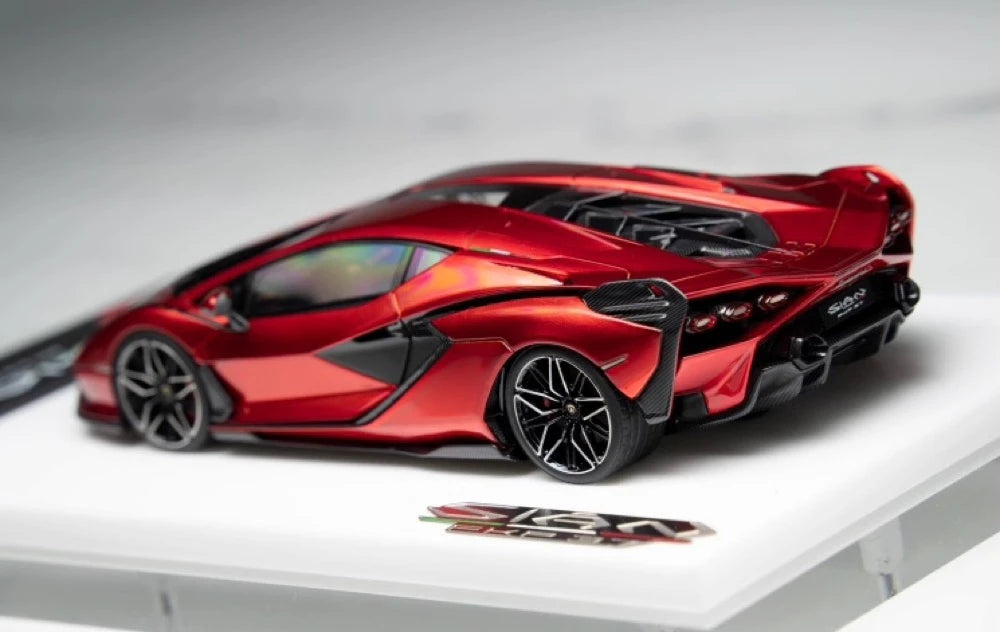 [Make Up] 1:43 Lamborghini 2019 Sian FKP 37 rosso modellino di auto resina