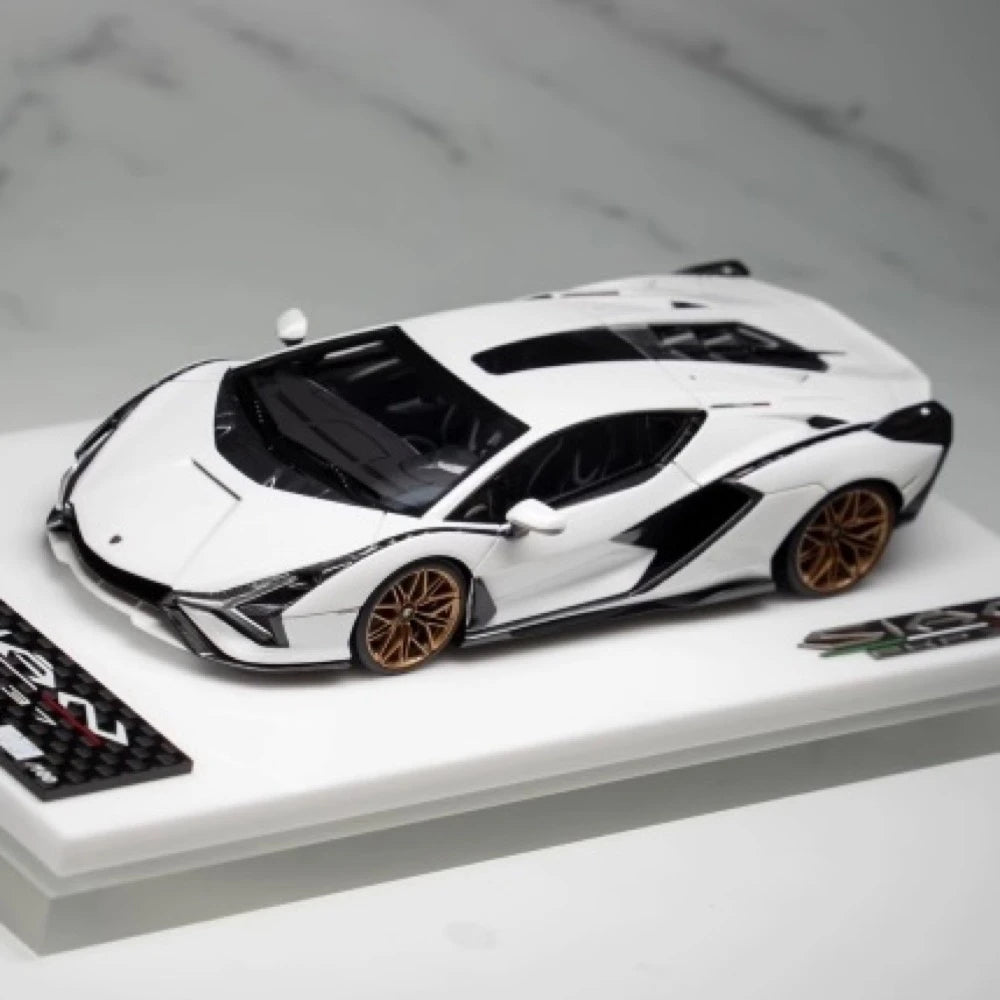 [Make Up] 1:43 Lamborghini 2019 Sian FKP 37 wit modelauto Hars