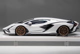 [Make Up] 1:43 Lamborghini 2019 Sian FKP 37 White Model Car Resin