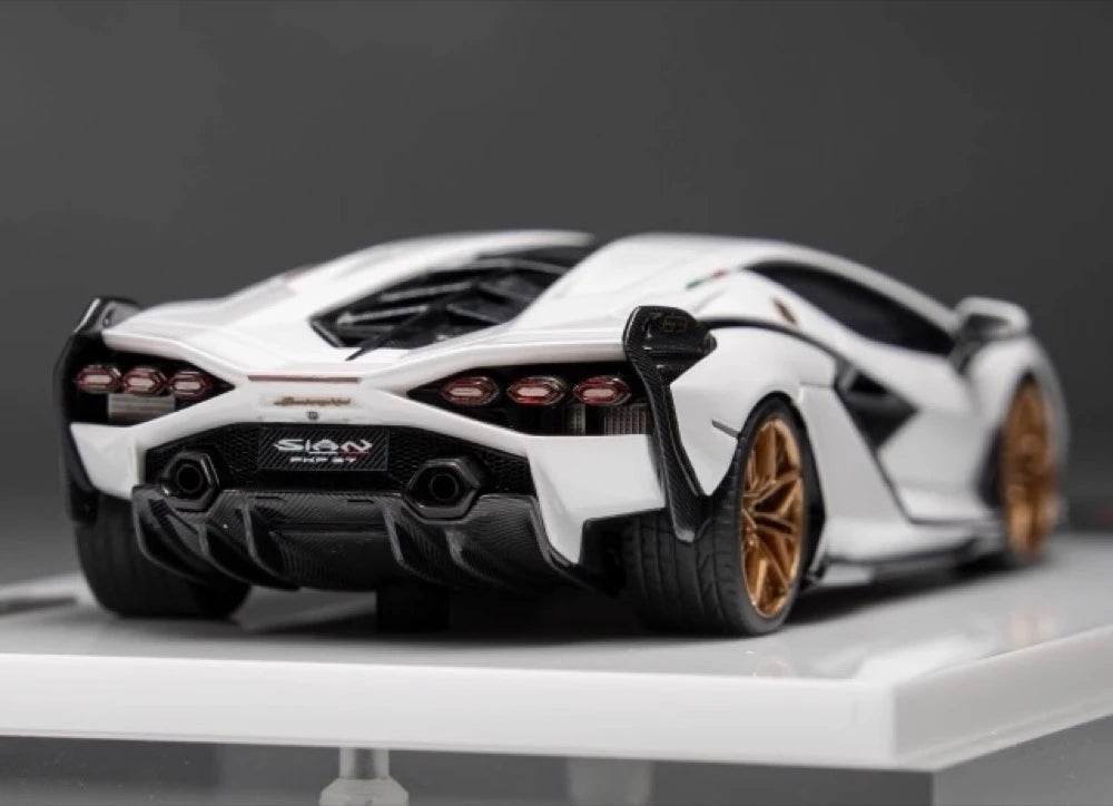 [Make Up] 1:43 Lamborghini 2019 Sian FKP 37 wit modelauto Hars