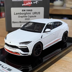 [Make Up] 1:43 Lamborghini 2020 Urus Graphite Capsule White Model Car Resin