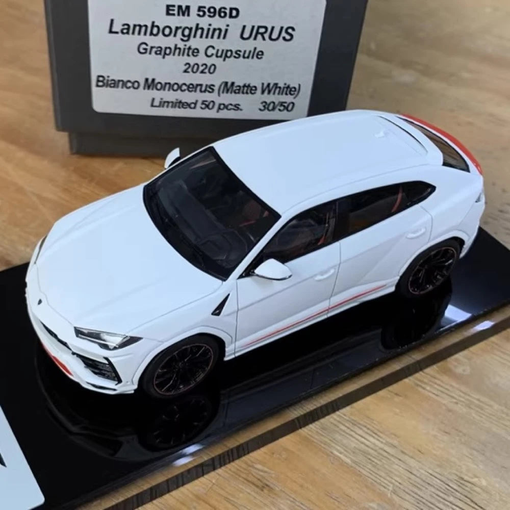 [Make Up] 1:43 Lamborghini 2020 Urus Graphite Capsule White Model Car Resin