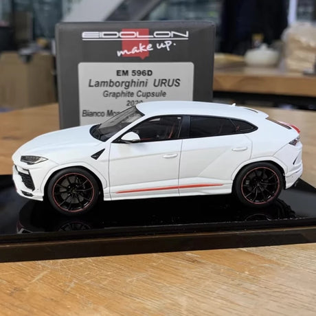 [Make Up] 1:43 Lamborghini 2020 Urus Graphite Capsule White Model Car Resin