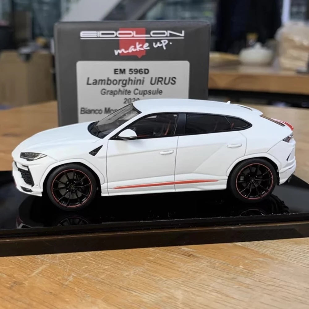 [Make Up] 1:43 Lamborghini 2020 Urus Graphite Capsule White Model Car Resin