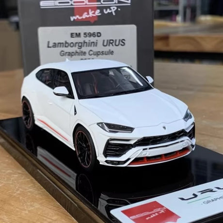 [Make Up] 1:43 Lamborghini 2020 Urus Graphite Capsule White Model Car Resin