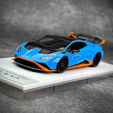 [Make Up] 1:43 Lamborghini 2021 Huracan STO blauw modelauto Hars