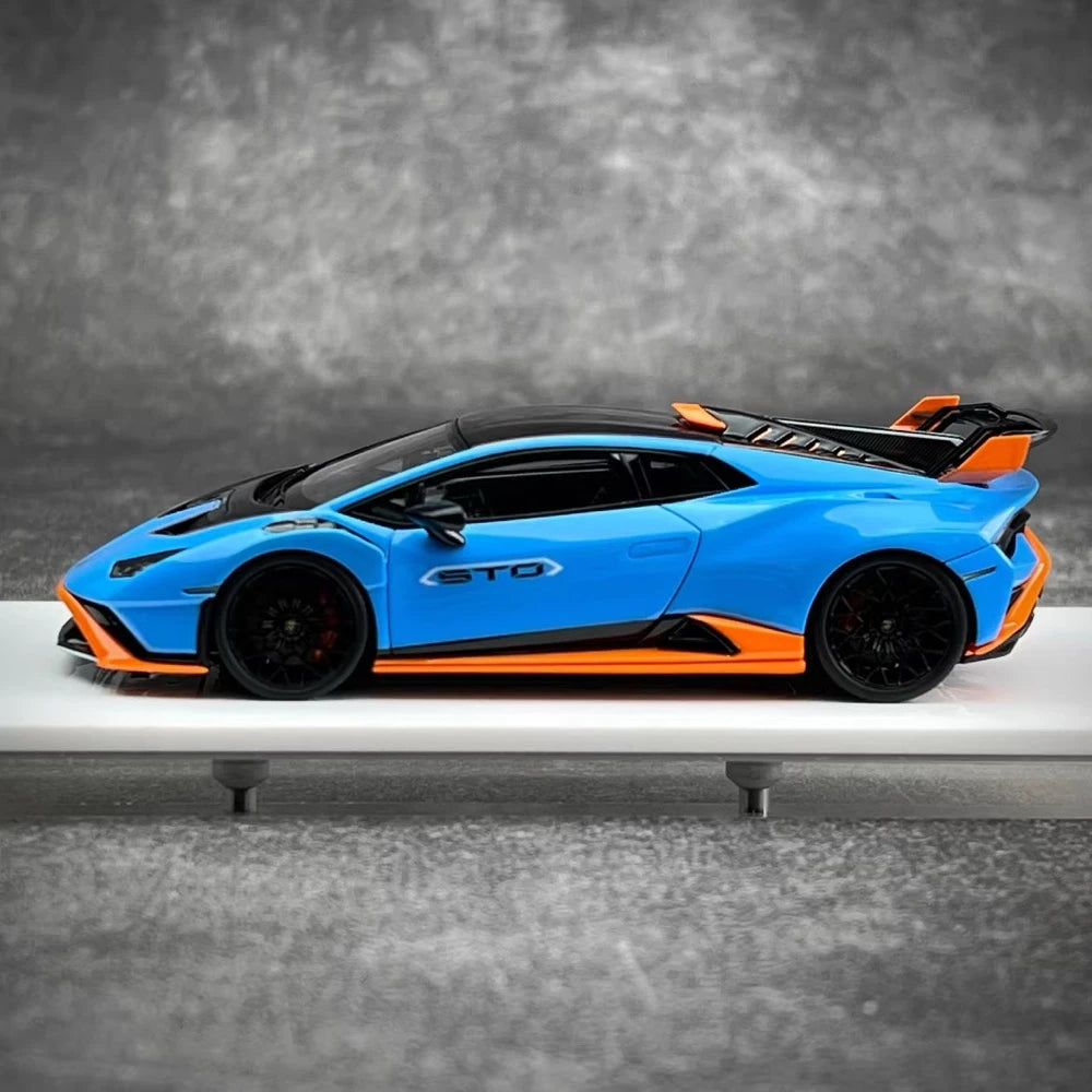 [Make Up] 1:43 Lamborghini 2021 Huracan STO blauw modelauto Hars