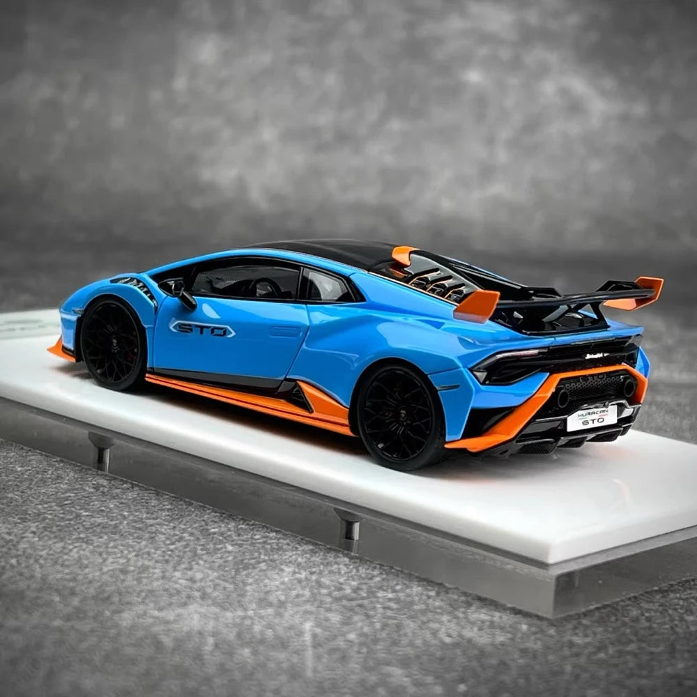 [Make Up] 1:43 Lamborghini 2021 Huracan STO blauw modelauto Hars