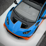 [Make Up] 1:43 Lamborghini 2021 Huracan STO blauw modelauto Hars