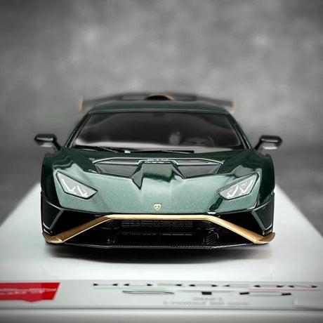 [Make Up] 1:43 Lamborghini 2021 Huracan STO Green Model Car Resin