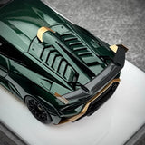 [Make Up] 1:43 Lamborghini 2021 Huracan STO Green Model Car Resin