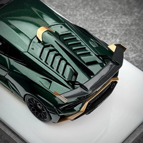 [Make Up] 1:43 Lamborghini 2021 Huracan STO Green Model Car Resin
