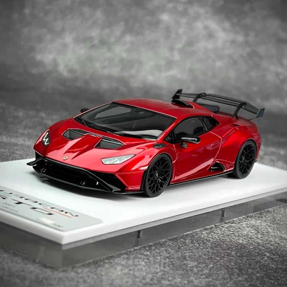 [Make Up] 1:43 Lamborghini 2021 Huracan STO Red Model Car Resin