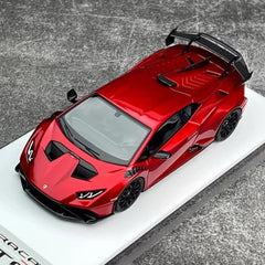 [Make Up] 1:43 Lamborghini 2021 Huracan STO Red Model Car Resin